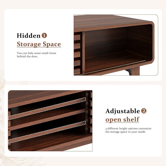 Luoxiao 55" Mid Century Modern TV Stand - Image 6