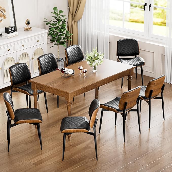 YaFiti Dining Chairs Set of 2, Mid Century Modern Accent Dining Room and - Image 4