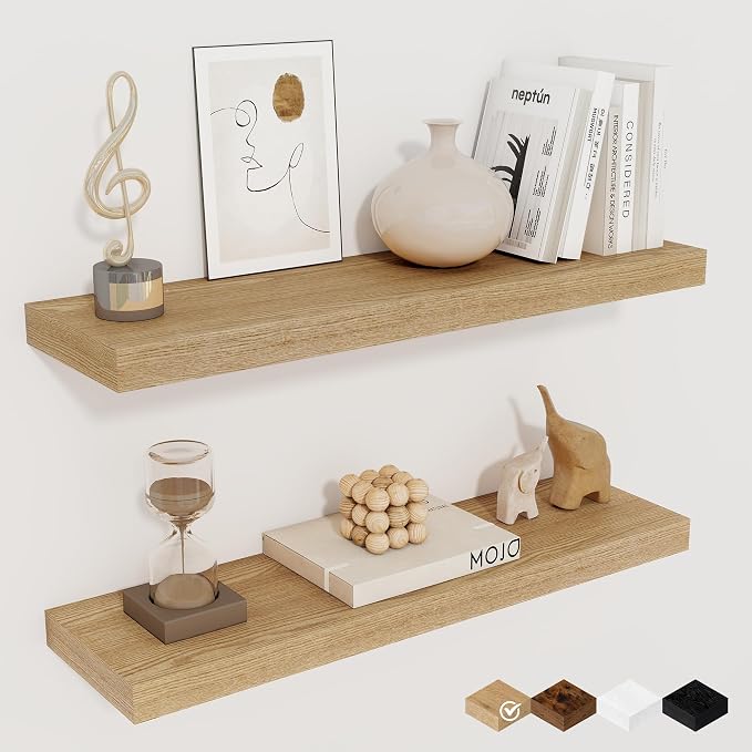 Fun Memories Floating Shelves for Wall, Floating Shelf for Living Room by FunMemories