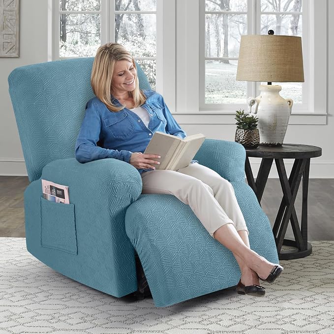 Timeles Recliner Covers Recliner Chair Covers Reclining Couch Covers Sofa - Image 8