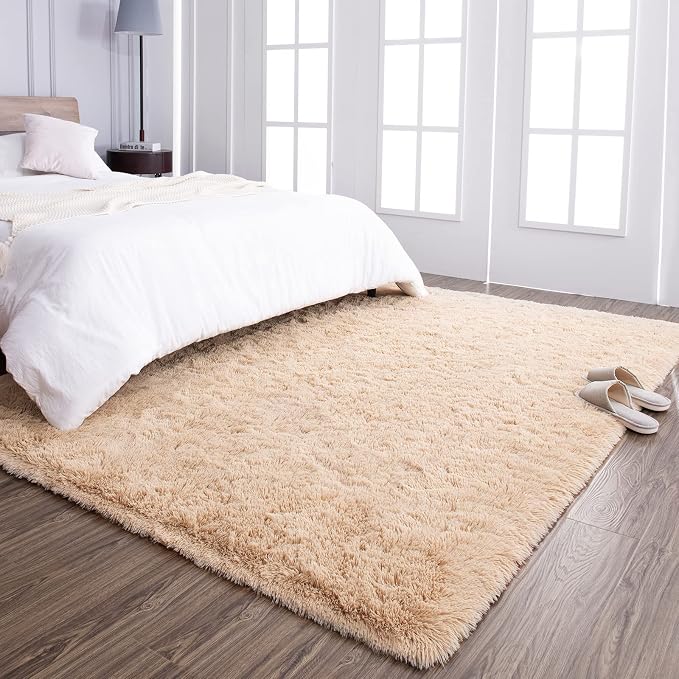 TWINNIS Super Soft Shaggy Rugs Fluffy Carpets 6x9 Feet, Indoor Modern Plush - Image 5