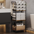 Towel Racks for Bathroom 3-Tier M-Shaped Detachable Dividers, Durable Metal by Unknown