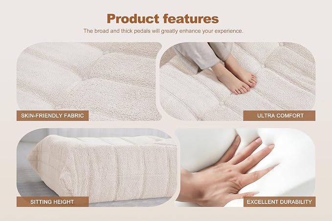 Bean Bag Pouf Ottoman, Foot Stool, Foot Rest - Image 5