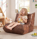 Hobestluk Small Bean Bag Chair Lazy Floor Sofa Bean Bags by YourHomeDeservesMore