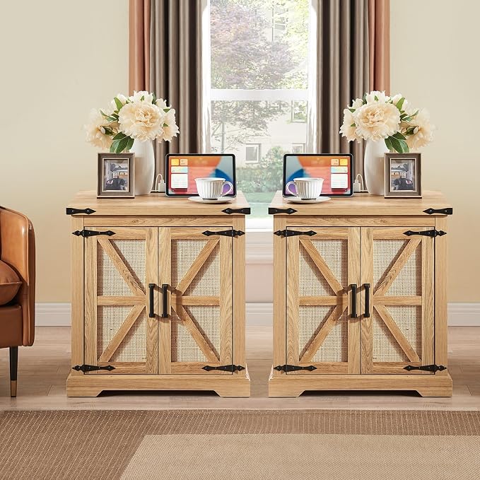 Barnyatoh Farmhouse Boho End Table by Barnyatoh