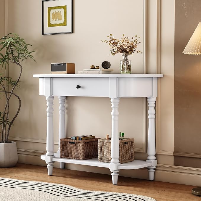 Retro Curved Console Table - Image 3