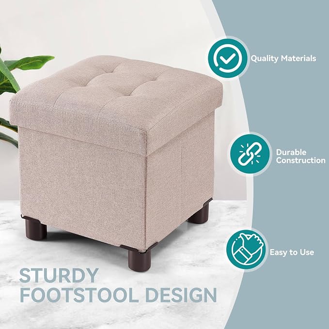 BRIAN & DANY Small Ottoman - Image 5