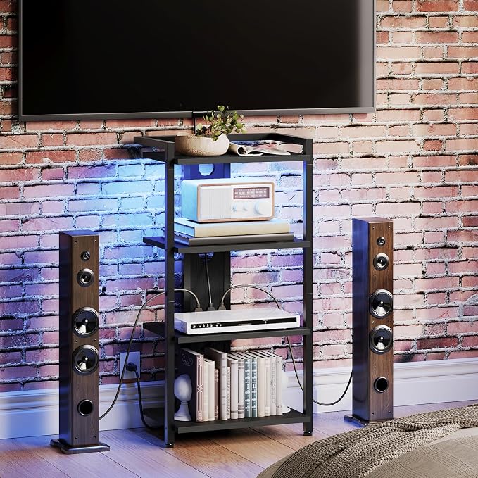 HOOBRO Game Console Shelf, 4-Tier Video Gaming Consoles Stand - Image 6