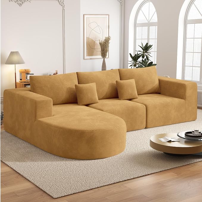 Boneless Couches for Living Room, Cloud Sectional Couch - Image 9