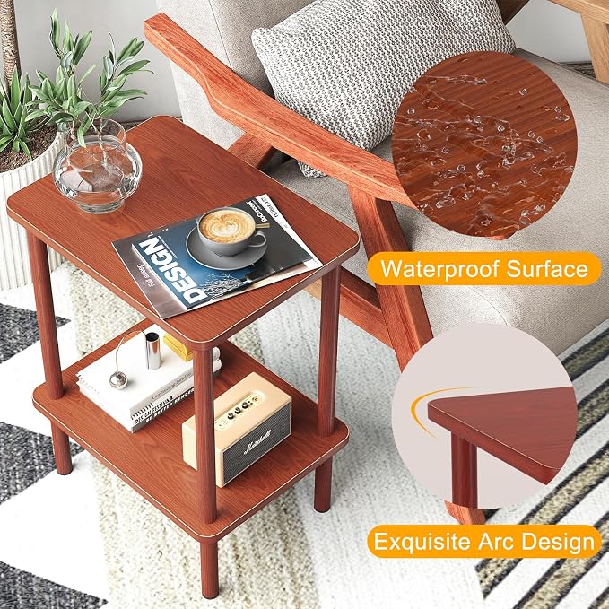 Apicizon 2 Tier End Table, Small Side Table - Image 6