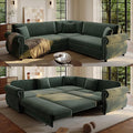 88.2" Sectional Sleeper Sofa by Unknown