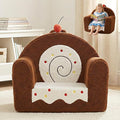 OUOZZZ Toddler Chair for Ages 1–6, Soft Sherpa Kids Sofa by OUOZZZ