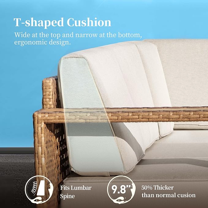 SUNSHINE VALLEY Outdoor Sectional, Patio Furniture - Image 7