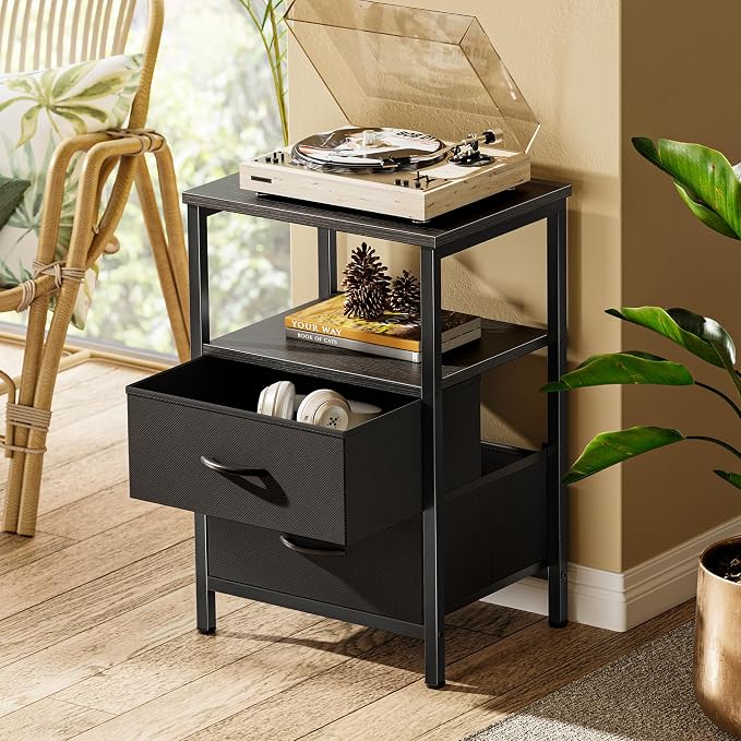 Huuger Night Stand Set of 2, Nightstand - Image 2