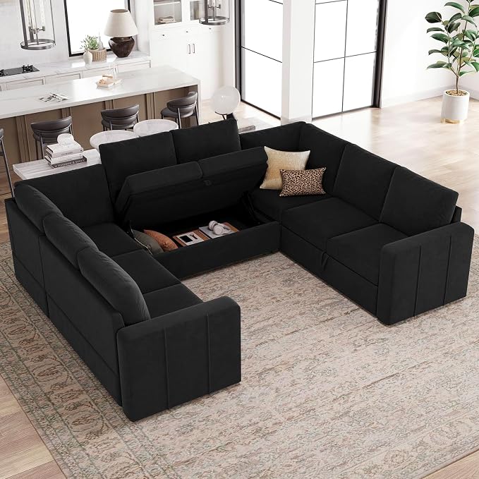 Belffin Modular Sectional Sleeper Sofa Bed - Image 3