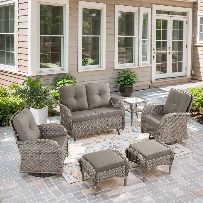 Belord 5 Piece Outdoor Patio Furniture Set - Image 7