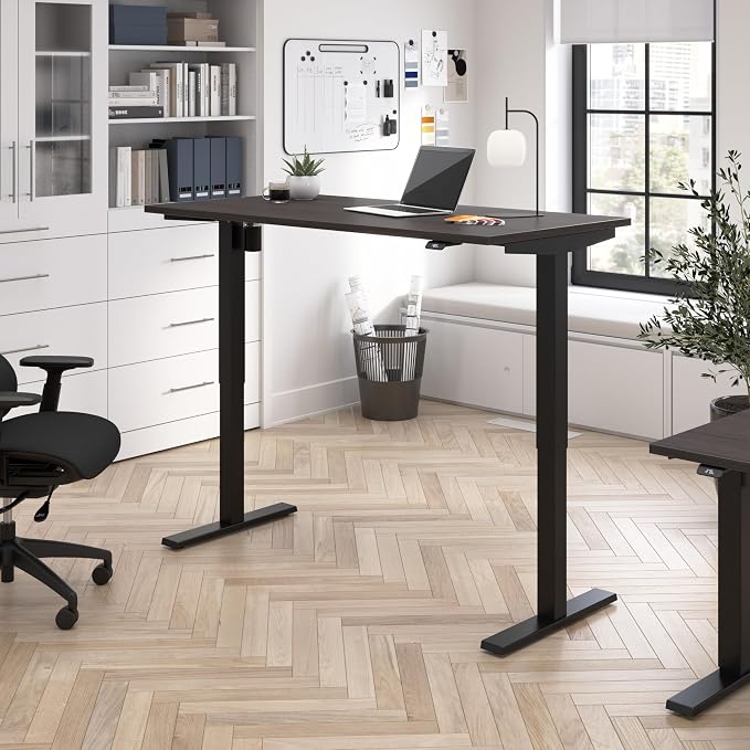 Bush Business Furniture 60-inch Electric Height Adjustable Standing Desk - Image 2