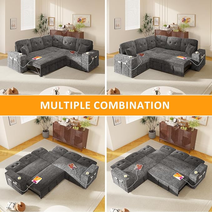 Modular Sectional Sleeper Sofa - Image 7