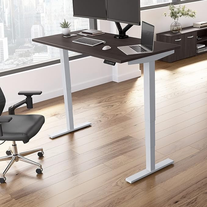 Bush Business Furniture 60-inch Electric Height Adjustable Standing Desk - Image 2