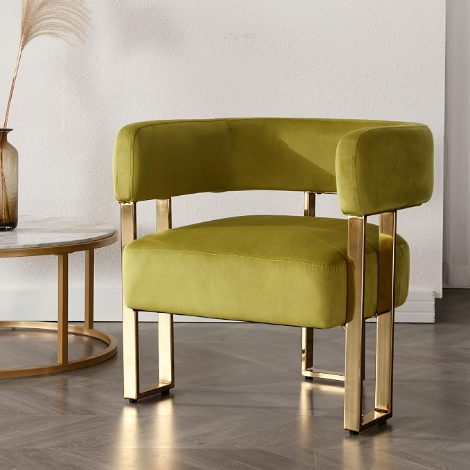 Modern Barrel Accent Chair, Living Room Side Chair by DMFurniture