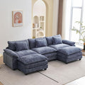 Oprisen 120" Modular Sectional Sofa, Comfy Cloud Couch Sectional Sofa by Oprisen