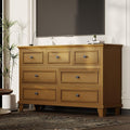 IDEALHOUSE 7 Drawer Dresser, Large Wooden Storage Chest of Drawers by IDEALHOUSE