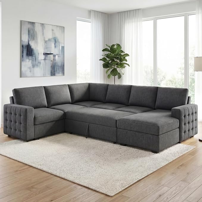 HONBAY Sectional Sleeper Sofa by HONBAY