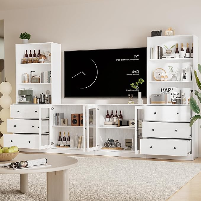 TUSY 71" Large TV Stand Set - Image 4