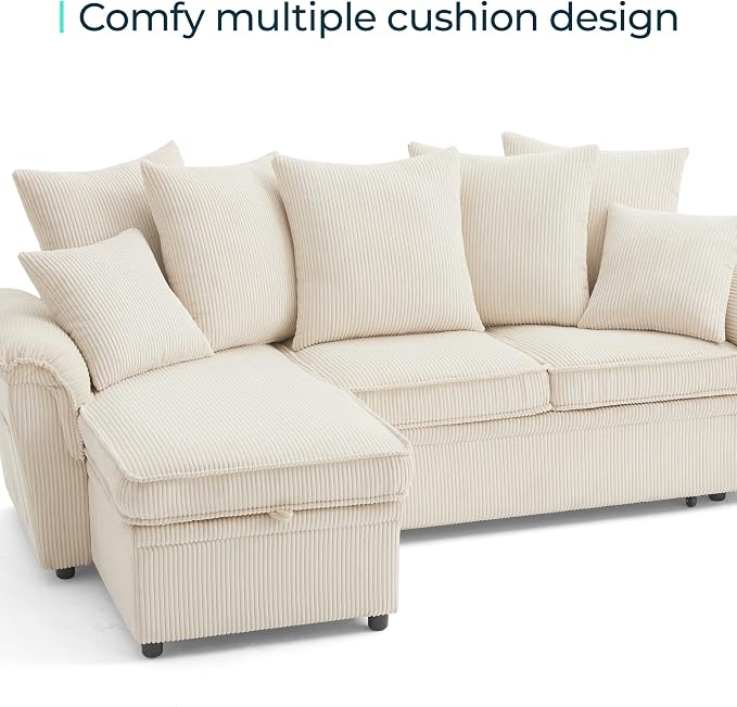 LINSY HOME Sectional Loveseat Sofa - Image 6