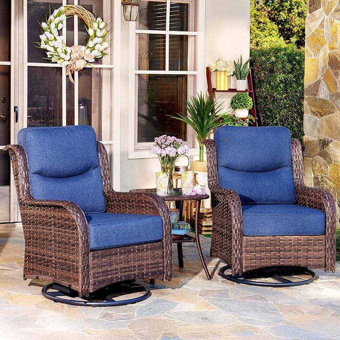 HILLGA 3-Piece Luxury Patio Furniture Set by HILLGA