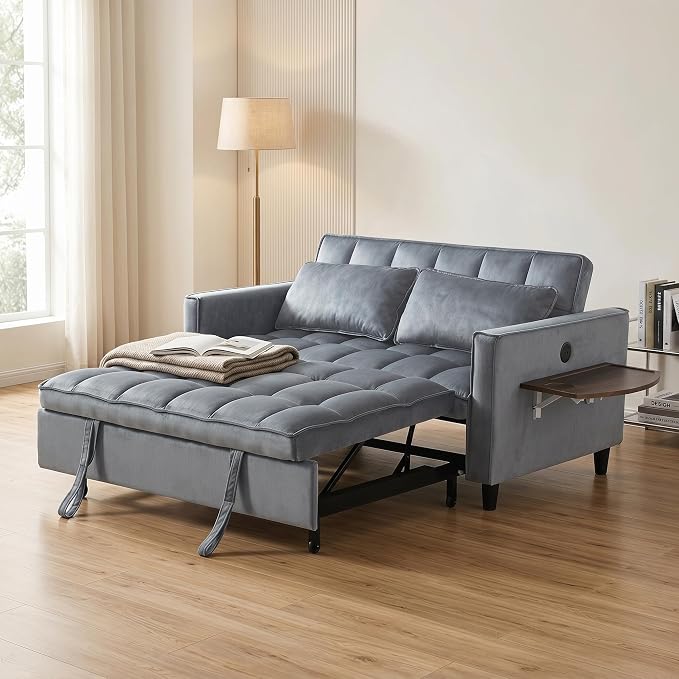 4 in 1 Convertible Sofa Bed, Pull Out Couch - Image 5