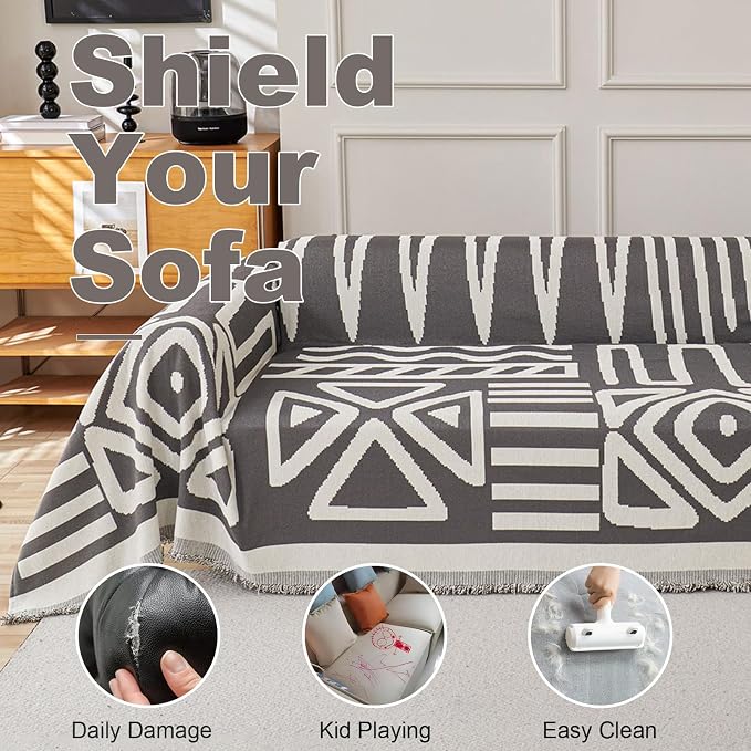 VClife Couch Cover Boho Sofa Protector - Image 5