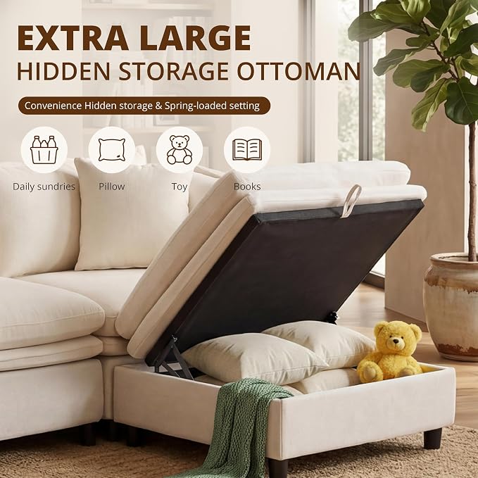 113.4'' Modular Sectional Sofa - Image 3