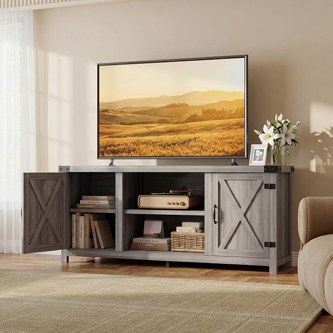YESHOMY Modern Farmhouse TV Stand - Image 7