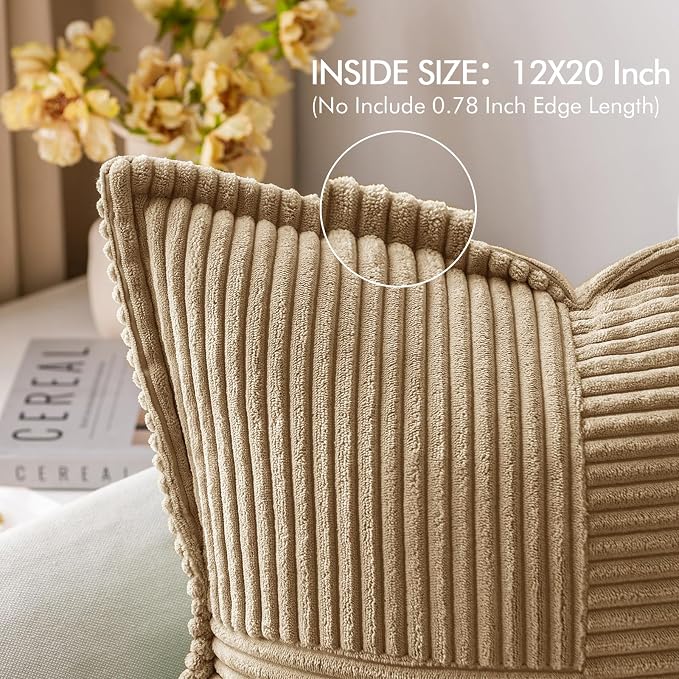 MIULEE Decorative Lumbar Throw Pillow Covers - Image 2