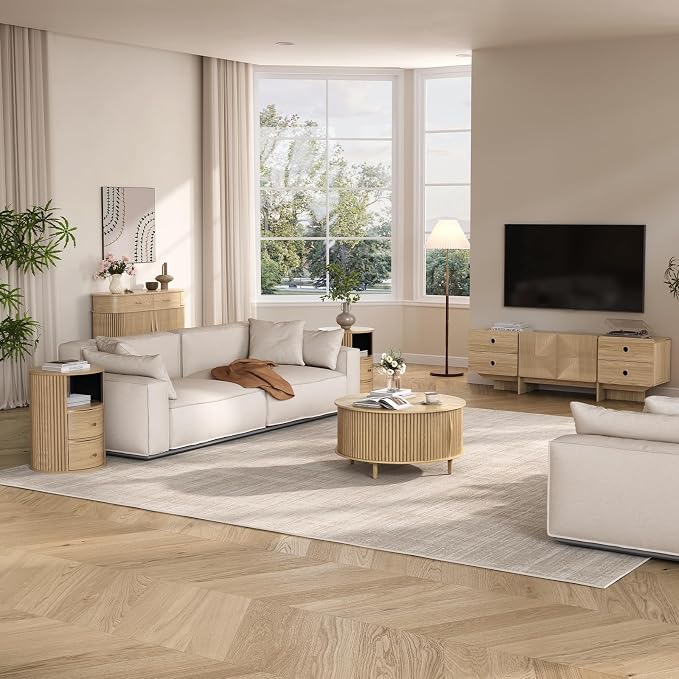 JOINICE Round Coffee Table - Image 6