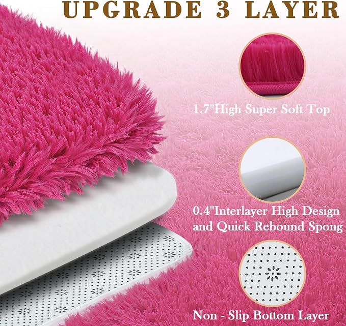 8x10 Area Rugs for Living Room Bedroom, Large Area Rug Shaggy Carpet Soft Plush - Image 5