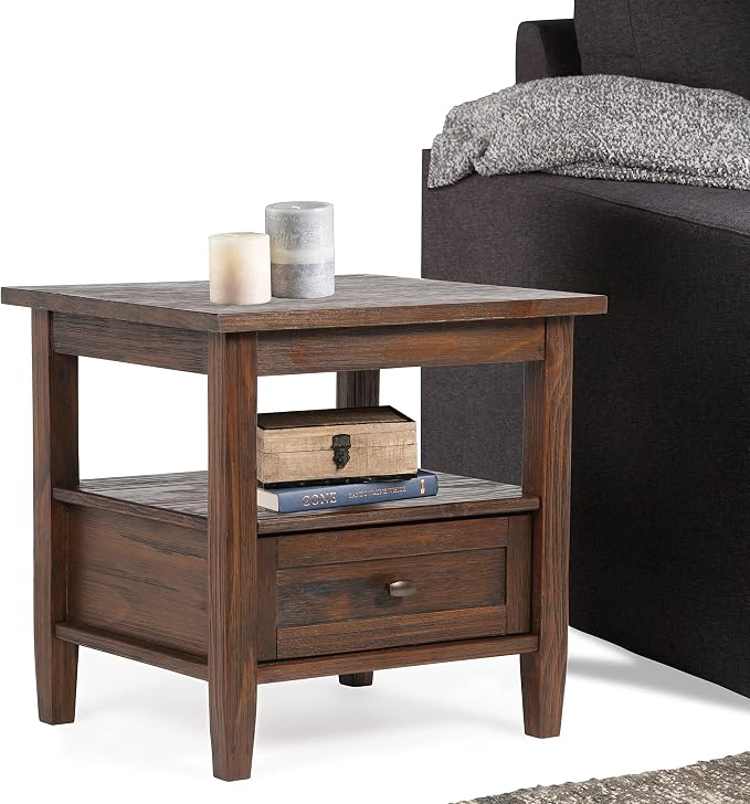 SIMPLIHOME Warm Shaker End Table - Image 11