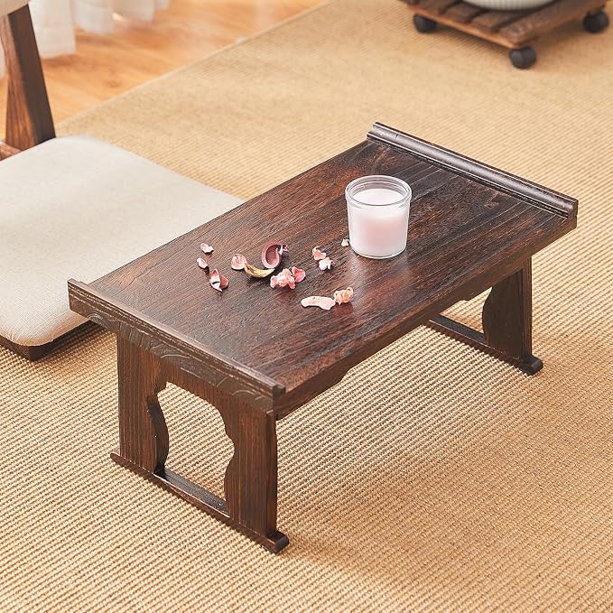 Japanese Floor Table, Small Coffee Table & Tea Table, Altar Table - Image 7