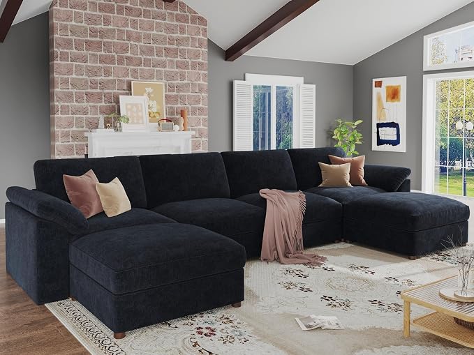 EASE MOOSE Oversized Modular Sectional Sofa, FSC Certified Extra Large U Shape - Image 4