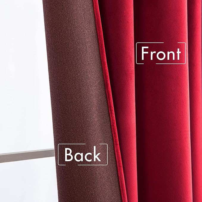 MIULEE Velvet Curtains 90 inches - Image 6