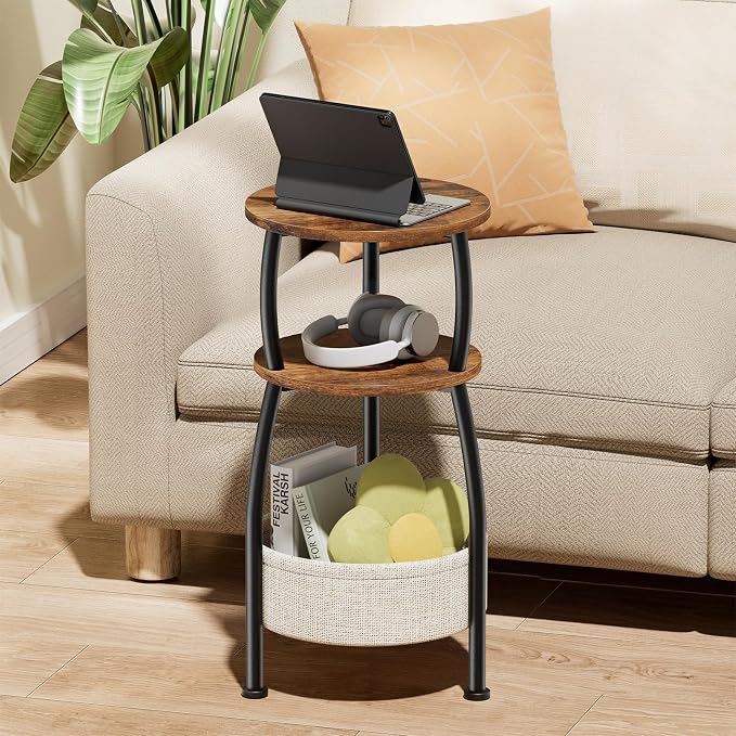 Round Side Table for Small Spaces - Image 7