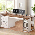SEDETA 55.1" Farmhouse Office Desk by SEDETA