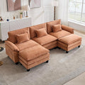 Oprisen 120" Modular Sectional Sofa, Comfy Cloud Couch Sectional Sofa by Oprisen