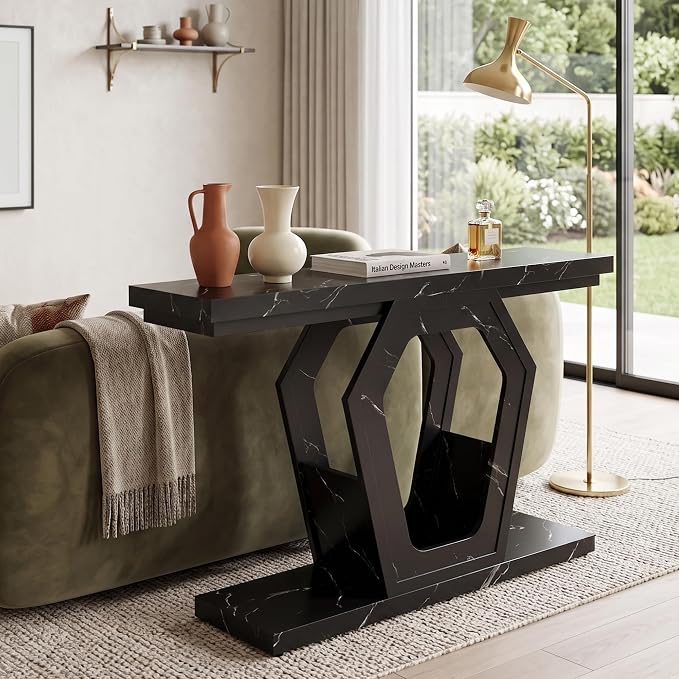 senlin Sofa Table 47.3 Inch Narrow Console Table - Image 3