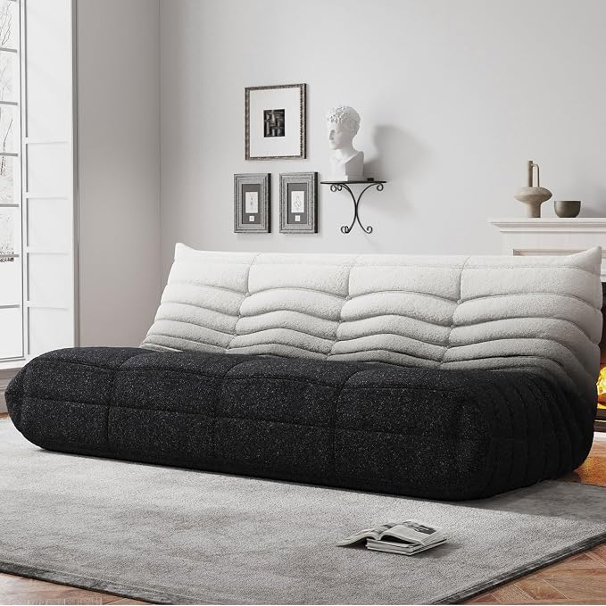 WHGBJA Bean Bag Chairs for Adults, BeanBag Reading Chair Memory Foam Couch by WHGBJA