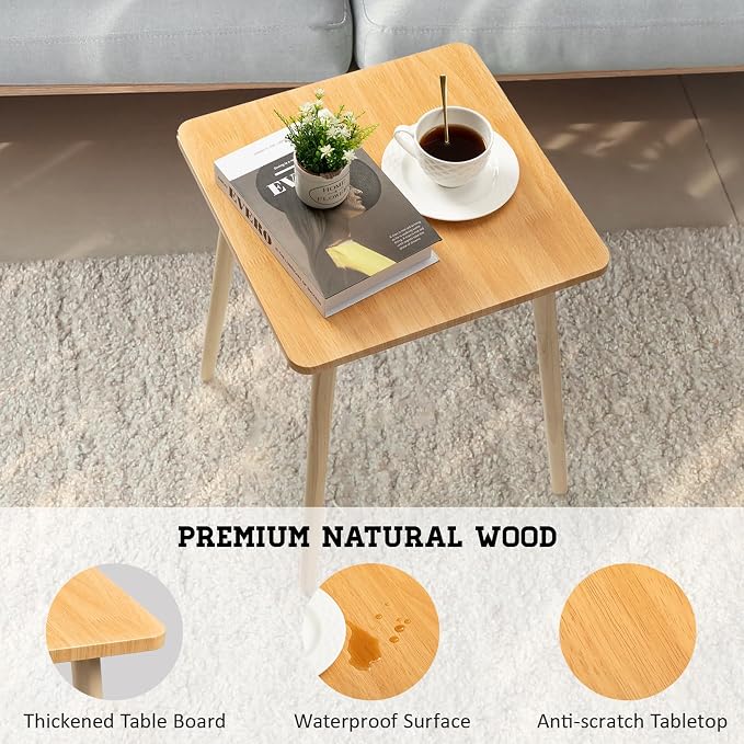 FORAOFUR End Tables Living Room Set of 2, Side Tables - Image 4