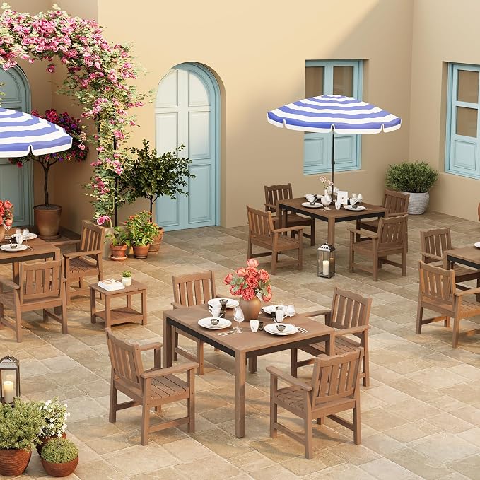Stoog All-Weather Patio Chairs Set of 2, Oversized Garden Chair - Image 2