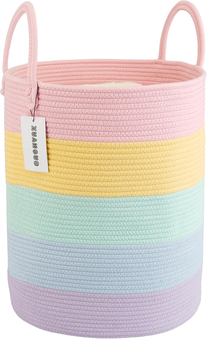 XUANGUO Rope Laundry Basket Hamper by XUANGUO