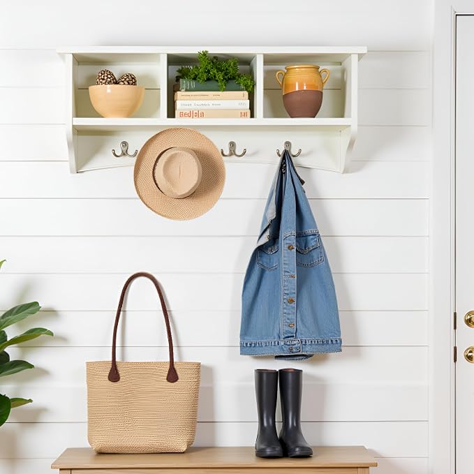 Shaker Cottage 36-Inch Wall-Mounted Coat Rack - Image 5